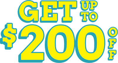 Get up to $200 Off